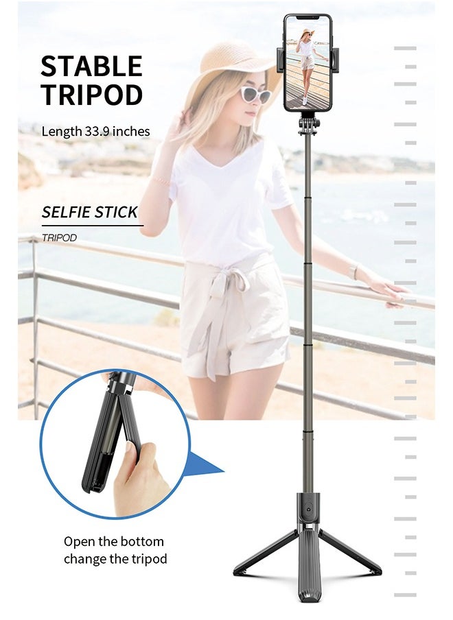 TOKQI - TOKQI L08 Smartphone Selfie Stick & Gimbal Stabilizer with Bluetooth Tripod for Vlogging - Image 1