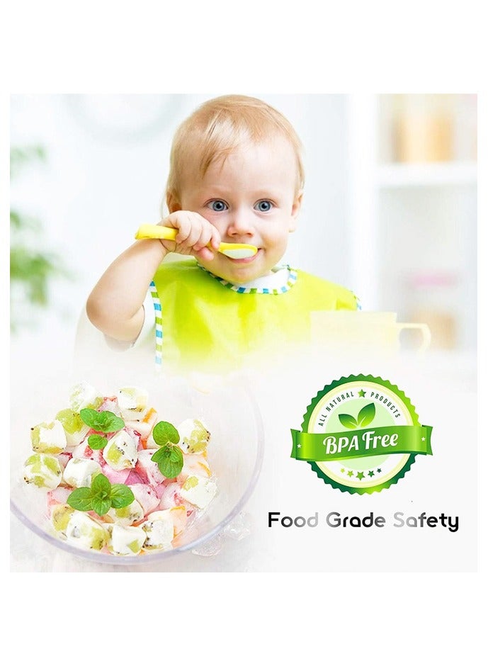 صينية مكعبات ثلج صغيرة من السيليكون، 160 قالب مكعبات ثلج مطحونة سهلة الفك لتبريد كوكتيل الويسكي - Image 5