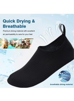 VUCATIN Water Shoes for Men Women Quick-Dry Aqua Socks Slip-on Beach Shoes Swimming Shoes Barefoot Yoga Socks for Sport Beach Swim Surf Yoga Exercise (C)  - Image 2