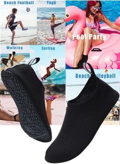 VUCATIN Water Shoes for Men Women Quick-Dry Aqua Socks Slip-on Beach Shoes Swimming Shoes Barefoot Yoga Socks for Sport Beach Swim Surf Yoga Exercise (C)  - Image 1