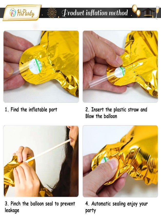 HiParty Good Luck Banner Balloons,Gold Balloons for Graduation Retirement Party Decorations 2025,16inch Good Luck Going Away Goodbye Party Supply, Congrats Grad Banners for Graduation Decorations Class of 2025 - Image 5