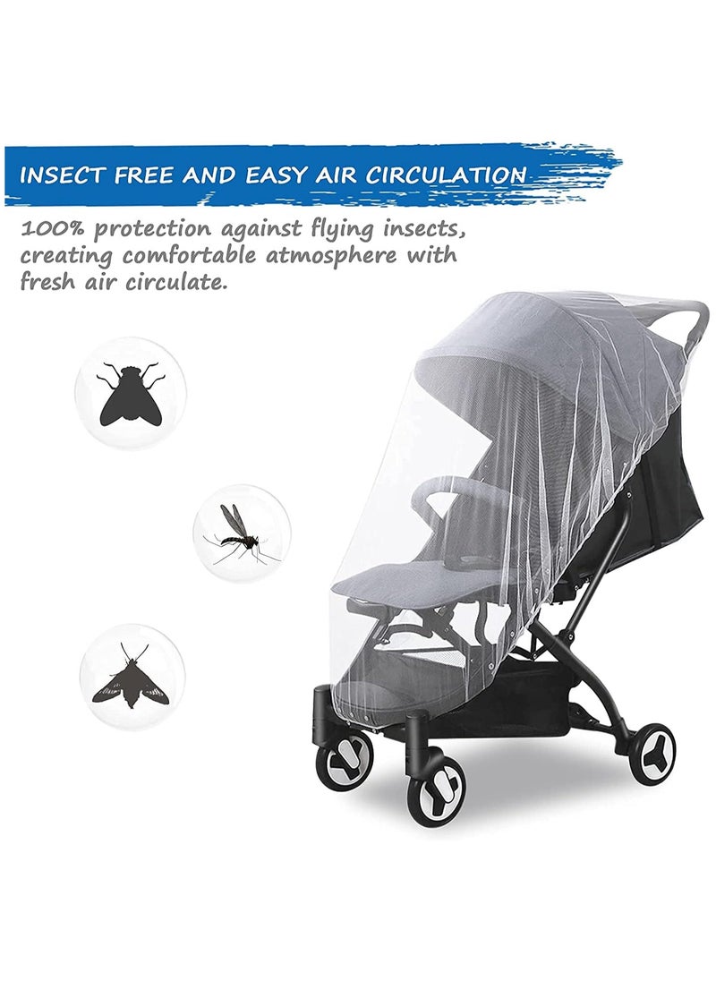 Baby Mosquito Net for Stroller, Durable Baby Stroller Mosquito Net, Perfect Bug Net for Stroller, Bassinets, Cradles, Playard, Pack N Plays and Portable Mini Crib - pzsku/ZC26CA71E2C997588C04BZ/45/_/1725524226/ef7da062-ff11-47ce-bb7d-e5dddcab7c7b