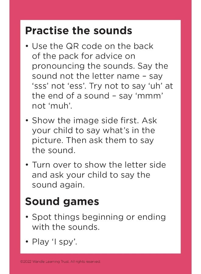 Little Wandle at Home First Phonics Flashcards for Reception - Image 2