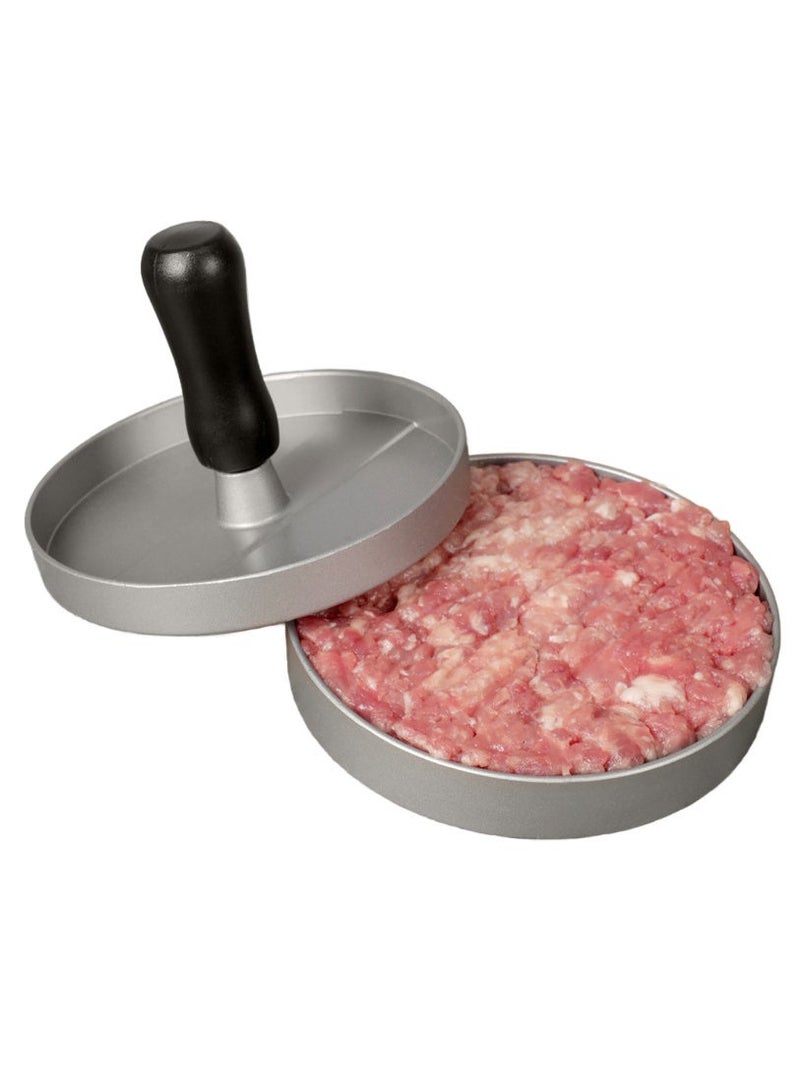 Easy-to-Use Aluminum Burger Smasher – Non-Stick Round Patty Press for Perfect Beef & Veggie Burgers, Ideal for Home BBQ & Kitchen Fun - Image 1