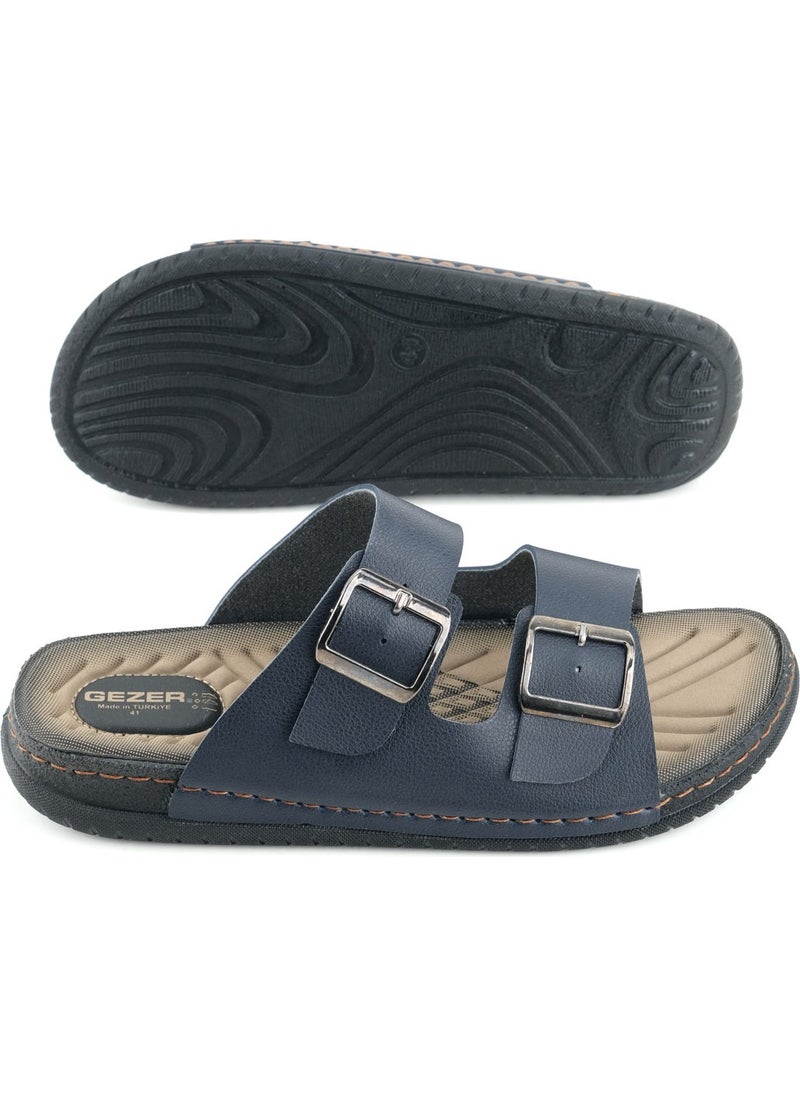 Men's Summer Artificial Leather Two Buckle Adjustable Comfortable Sole Daily Slippers - pzsku/ZC26CCB9E794C0C6C2EEDZ/45/_/1741617189/4a78585f-bd06-469e-813a-5e4693436301