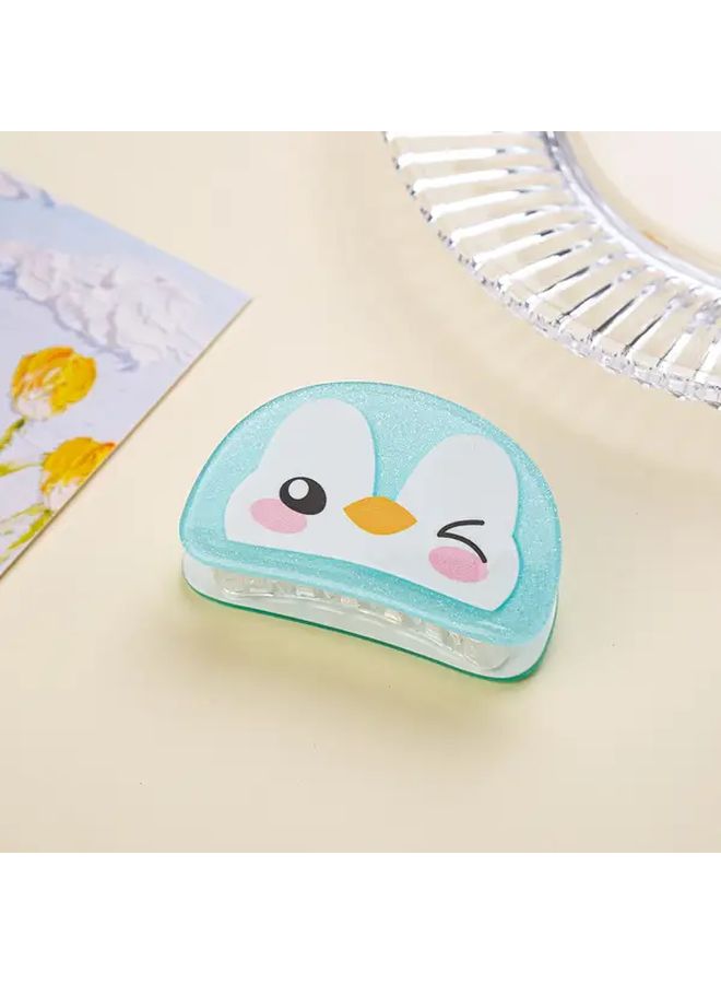 Candy Style Pastel Acrylic Animal Hair Clips Unicorn Cat Panda for Ponytails and Buns - Image 4