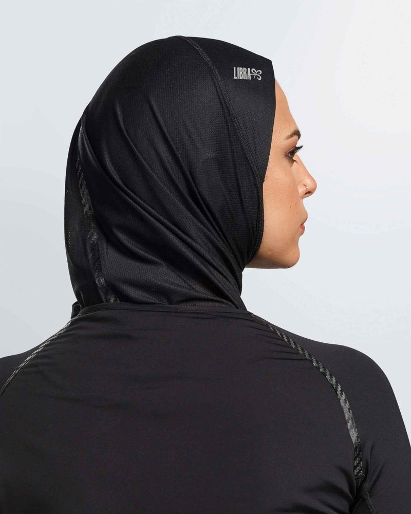 Libra Sport Hijab Light - Black - Image 3