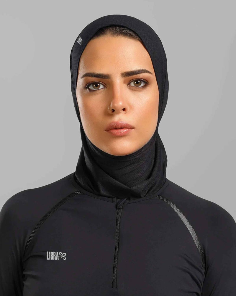 Libra Sport Hijab Light - Black - Image 1