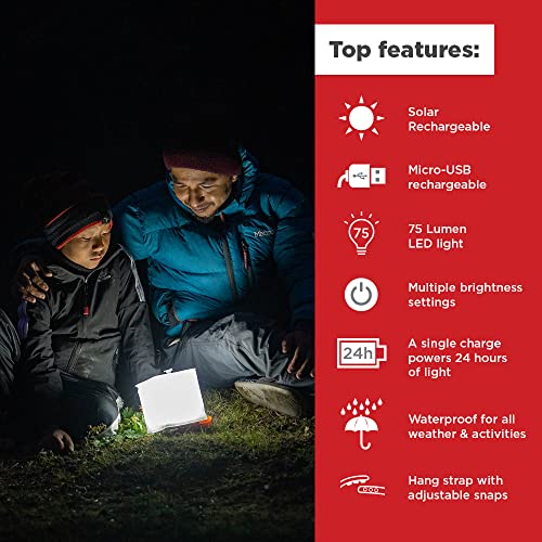LuminAID فوانيس لومن إيد الشمسية للتخييم - مصباح LED قابل للنفخ مثالي للتخييم، المشي، السفر والمزيد - ضوء طوارئ لانقطاع الكهرباء، الأعاصير، مجموعات البقاء - كما تم عرضه في برنامج شارك تانك - Image 2
