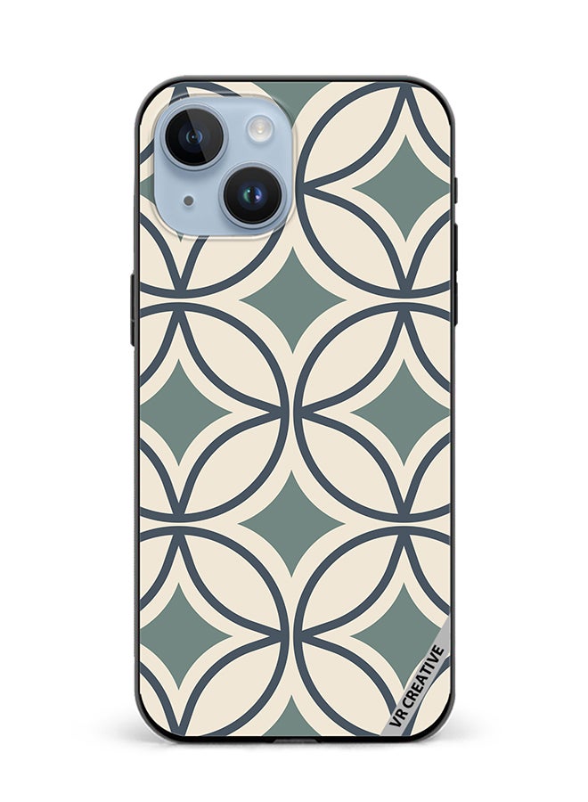 VR CREATIVE Protective Case Cover For Apple iPhone 15 Plus Asian Icon Design Multicolour - Image 1