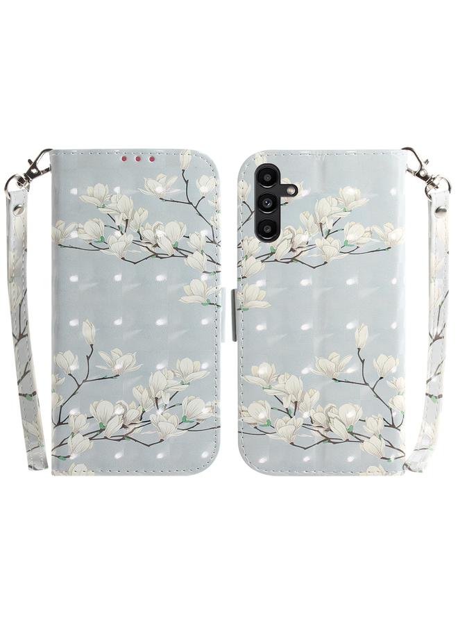 اس-توب جراب لهاتف Samsung Galaxy A13 5G، جراب جلدي ثلاثي الأبعاد ملون أفقي قابل للطي - Image 1