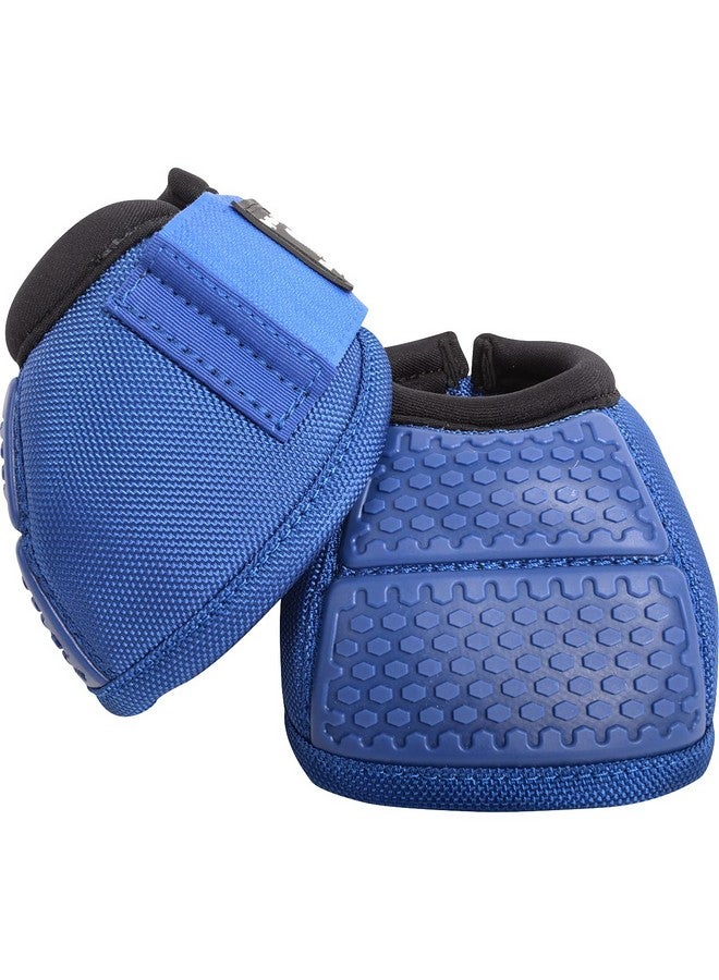 كلاسيك حذاء كلاسيكي للخيول مرن بدون دوران، مقاس كبير، أزرق - Image 1