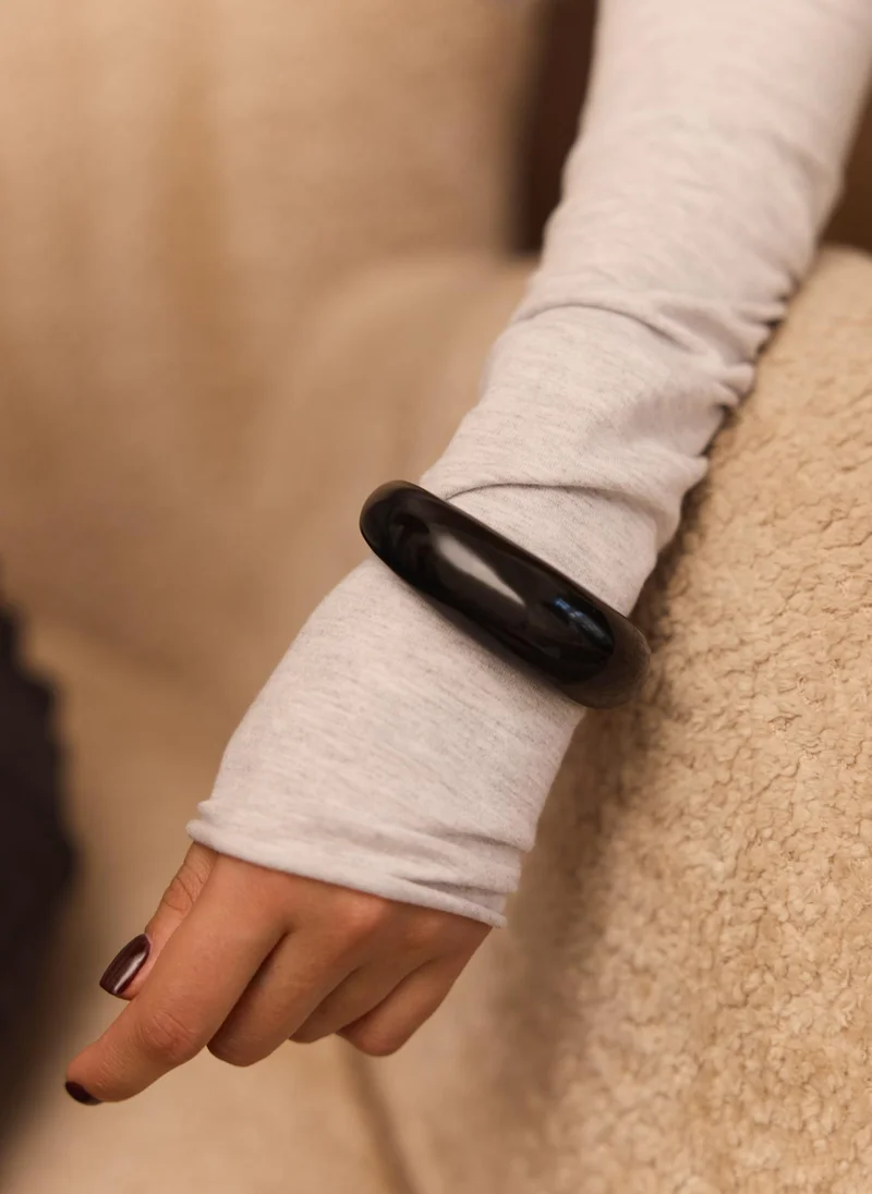 ليتشي سوار دائري ضخم