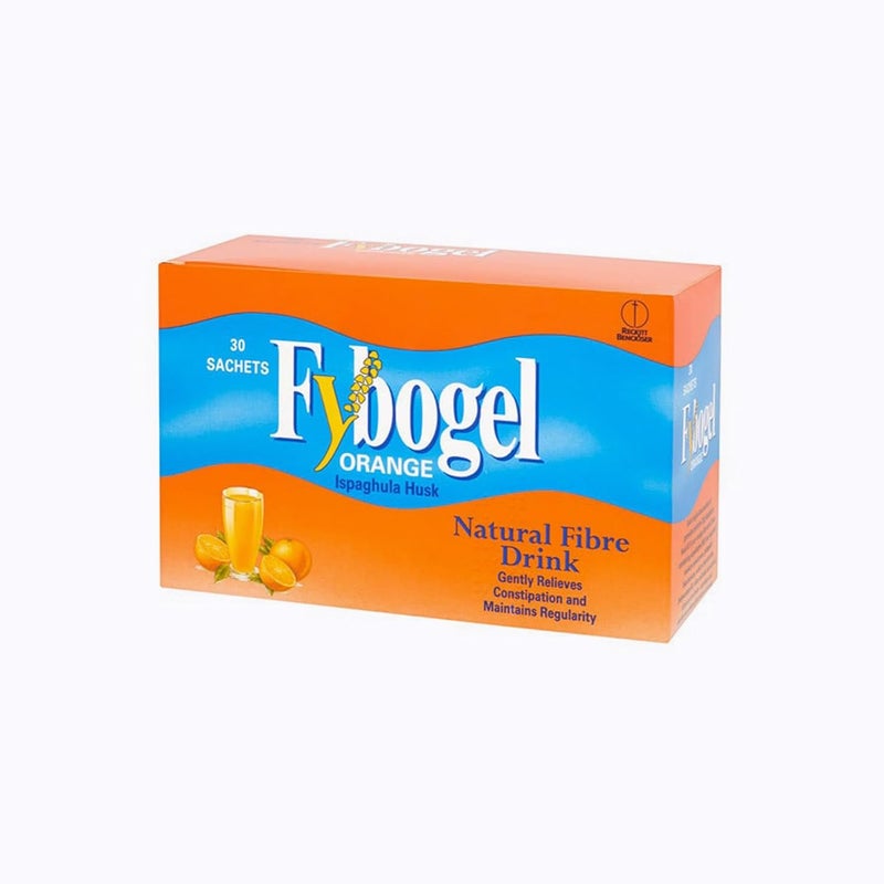 Fybogel Orange 3 Pack Natural Laxative for Gentle Constipation Relief 90 Total Sachets Effective Digestive Aid EasytoUse Fiber Supplement Promotes Regularity - Image 2