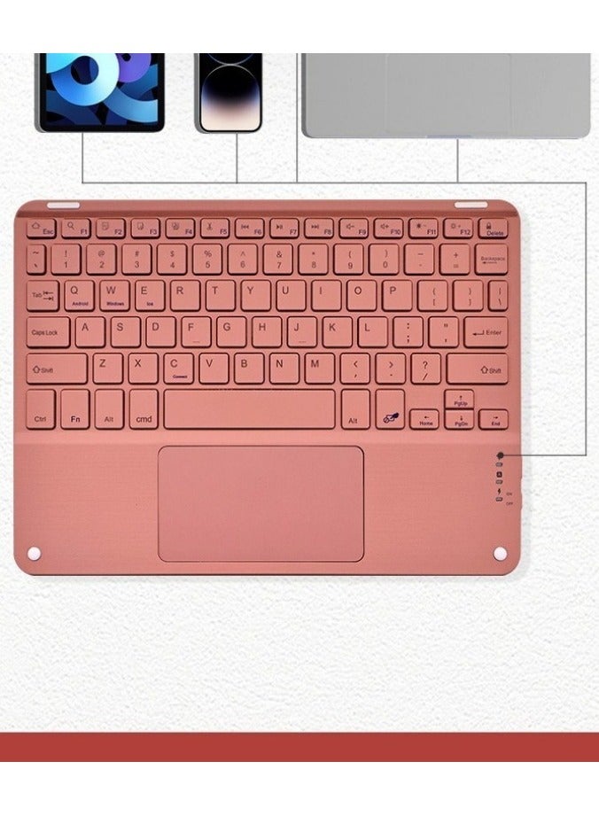 Square Key Touch Bluetooth Keyboard - Multi - Gesture Magic Control, Magnetic, Colorful Wireless Keyboard for Phones, Tablets and PCs - Image 2