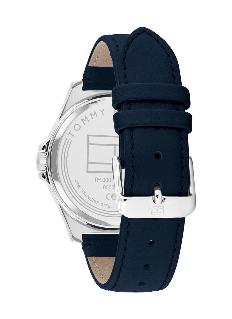 TOMMY HILFIGER TOMMY HILFIGER ROUND ANALOG MEN'S NAVY CASE WATCH - 1710666  - Image 2