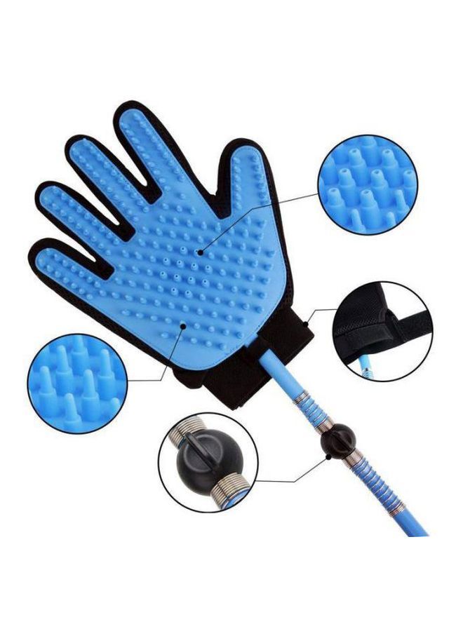 NIBEMINENT Bathing Massaging Glove Blue/Black - Image 4
