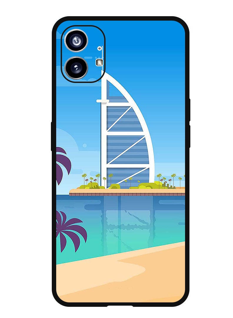 Theodor Protective Case Anti Scratch Shock Proof Bumper Cover For Nothing Phone 1 Tower Illustration - Image 1