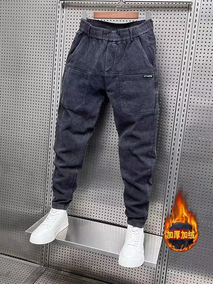 Unisex Classic Denim Jeans Loose Fit Daily Outdoor Wear - Image 1