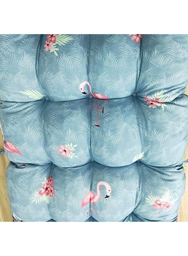 Moro Moro Sun Lounger Cushion Pads Replacement With Non-Slip Straps Garden Patio Thick Chair Recliner Relaxer Pad-175X48X6Cm - Image 3