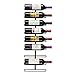 Sorbus Sorbus Wall Mount Wine Rack (Holds 9 Bottles) - Image 2