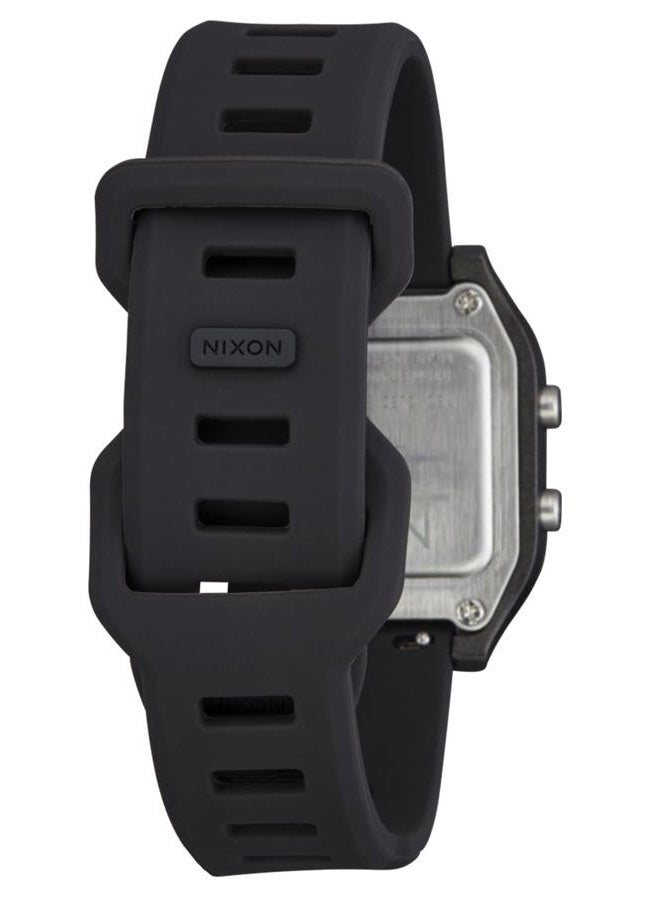 NIXON Ripper A1399 - Silver/Purple - 100m Water Resistant Men's Digital Sport Watch (36.5mm Face, 20mm Silicone Band) - Made with Recycled Ocean Plastics - Image 4
