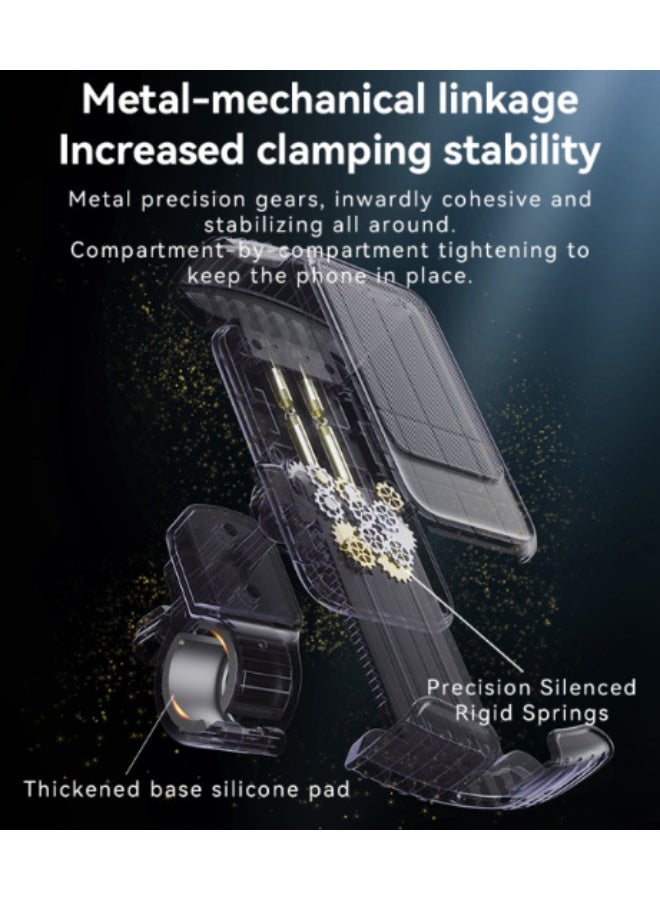 يسيدو حامل هاتف Yesido C249 للسيارة والدراجات - قفل بلمسة واحدة - تثبيت واستقرار قابل للتعديل - دوران 360 درجة. - Image 2