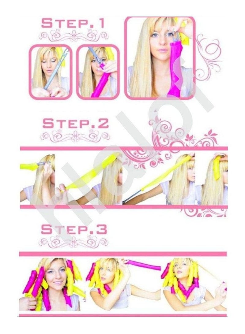 BLOOMING TIME 38 pcs/Magic hair curler rollers hairstyle styling tools 2 size large and small - Image 5