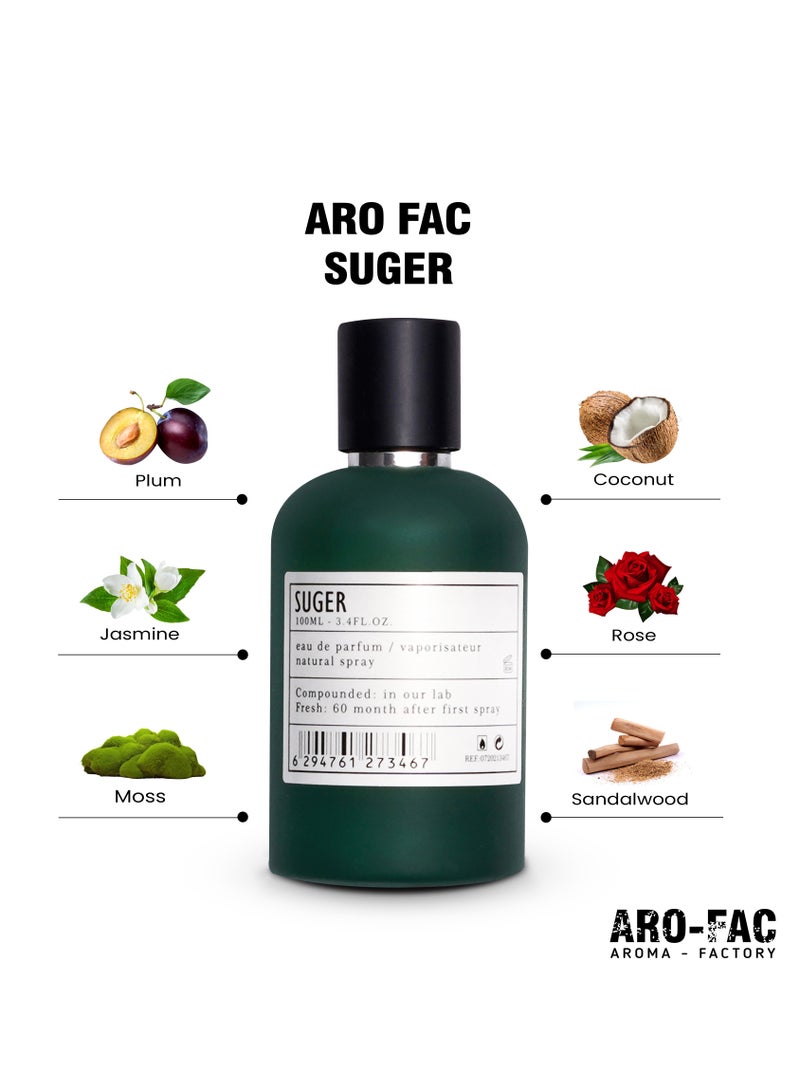 Aroma-Factory Aro Fac Suger By AMD Perfumes Men and Women Fragrance EDP 100ml  - Image 3