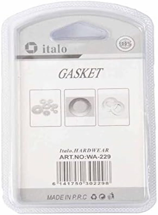 AKDC Italo White O-Ring Gaskets, Nickel Flat Gasket, Flat Gasket  - Image 1