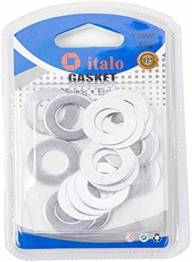 AKDC Italo White O-Ring Gaskets, Nickel Flat Gasket, Flat Gasket  - Image 2