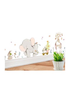 NIBEMINENT Elephant Wall Sticker Multicolour 30x6x6centimeter  - Image 1