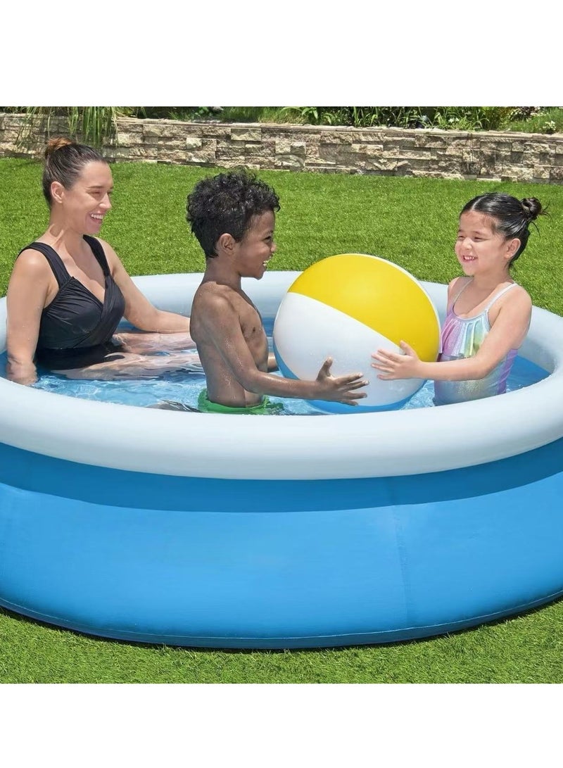 Swimming Pool for Kids and Adults Children's Pool Thickened Inflatable Swimming Kiddie Pool Outdoor Inflatable Pool for Family Backyard,Water Party - Image 2