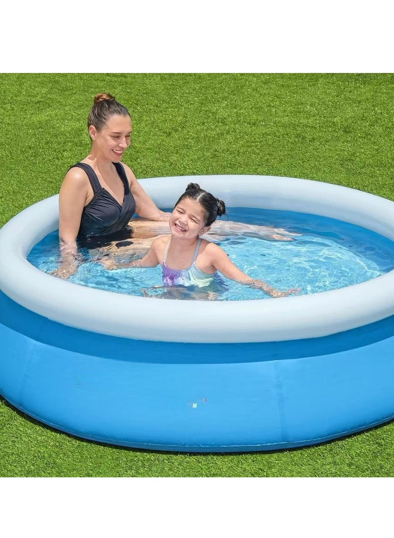 Swimming Pool for Kids and Adults Children's Pool Thickened Inflatable Swimming Kiddie Pool Outdoor Inflatable Pool for Family Backyard,Water Party - Image 3