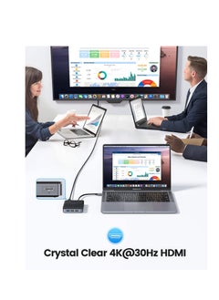 KASTWAVE 5 in 1 USB C Hub, USB C Docking Station with 4K HDMI, 60W PD Charging, USB Port 5 Gbps, 2 USB Port 480Mbps, Type C Multiport Adapter for Laptop  - Image 4