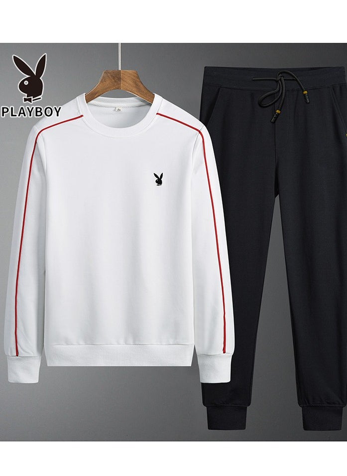 PLAYBOY - Men's Slim Fitting Casual Minimalist Version Sportswear Set - Image 1