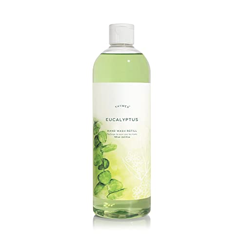Thymes Hand Wash Refill - Lightly Scented Liquid Hand Soap for Bathroom and Kitchen Refill - Moisturizing Formula with Natural Ingredients (Eucalyptus, 24.5 fl oz) - Image 1