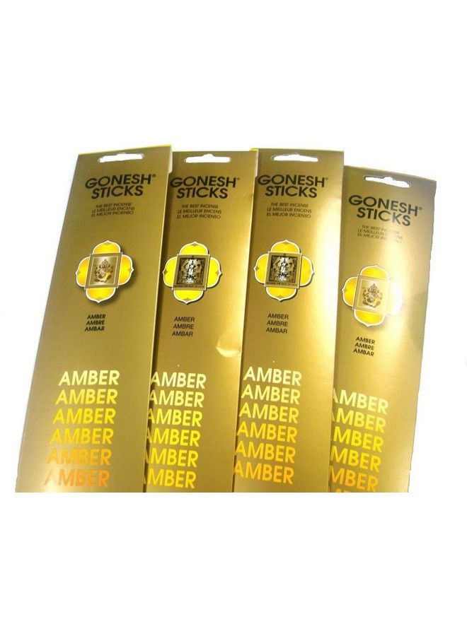 Gonesh Incense Sticks Amber Lot Of 4 - Image 2