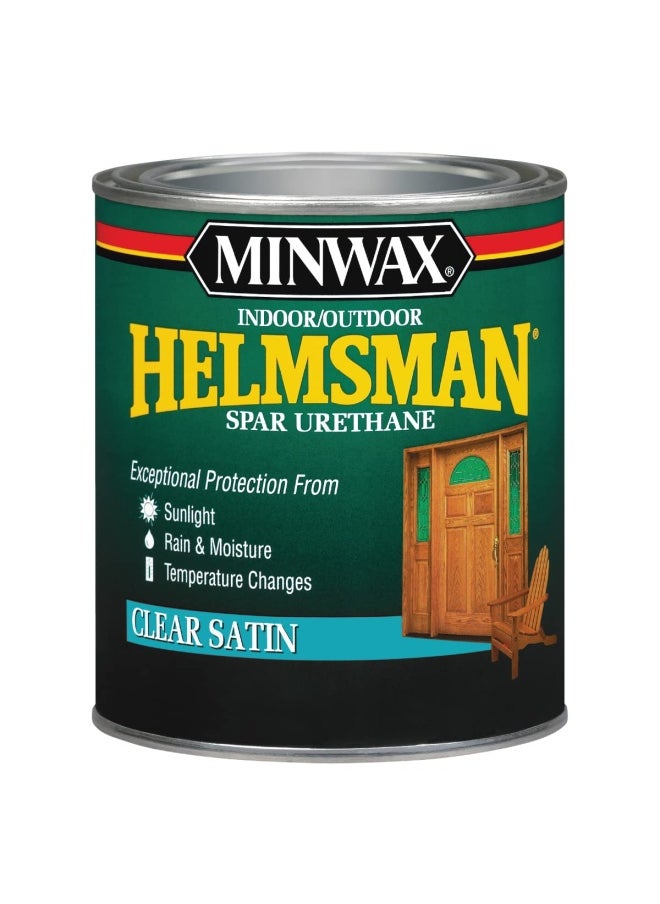 Minwax Helmsman Indoor Outdoor Spar Urethane Quart Satin  - Image 1
