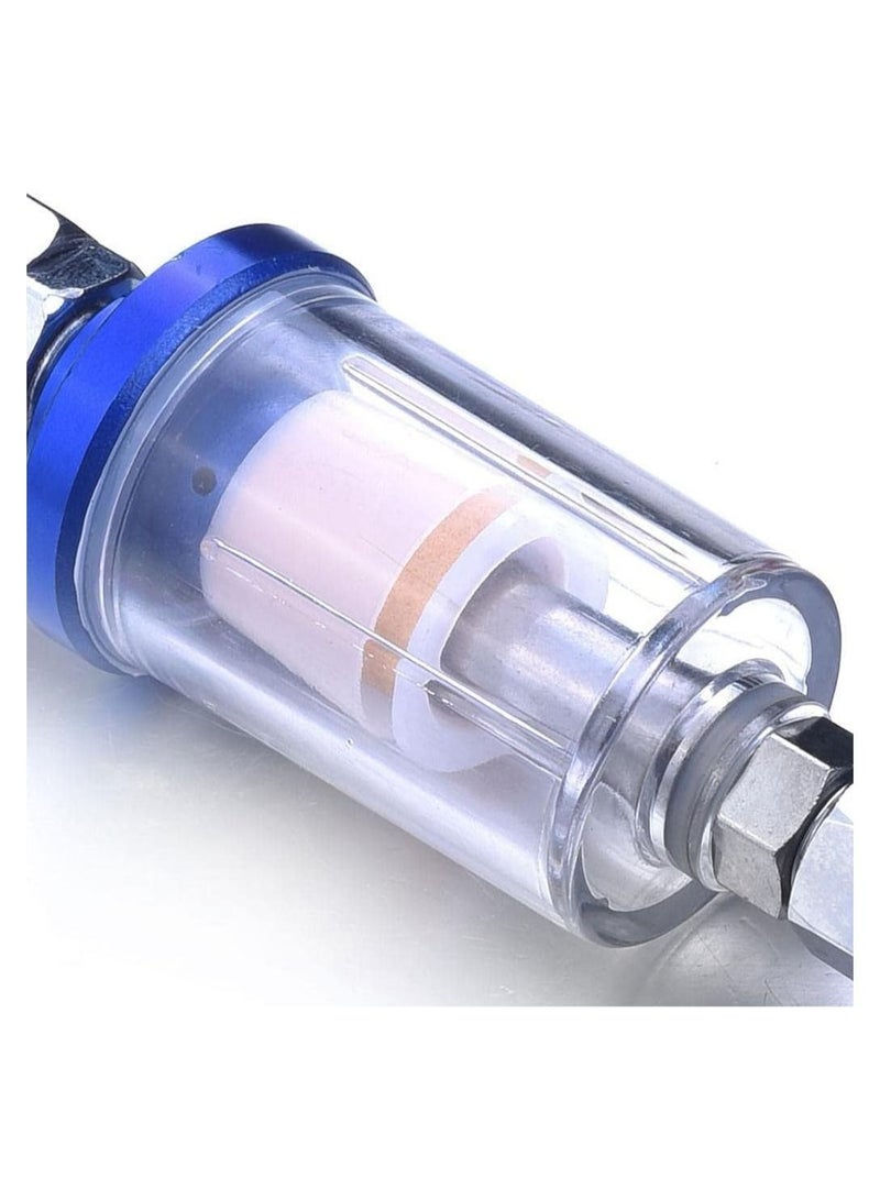 عباسلي طقم فلتر فاصل زيت الهواء والماء لأداة بندقية رش الطلاء بالضاغط - Image 3