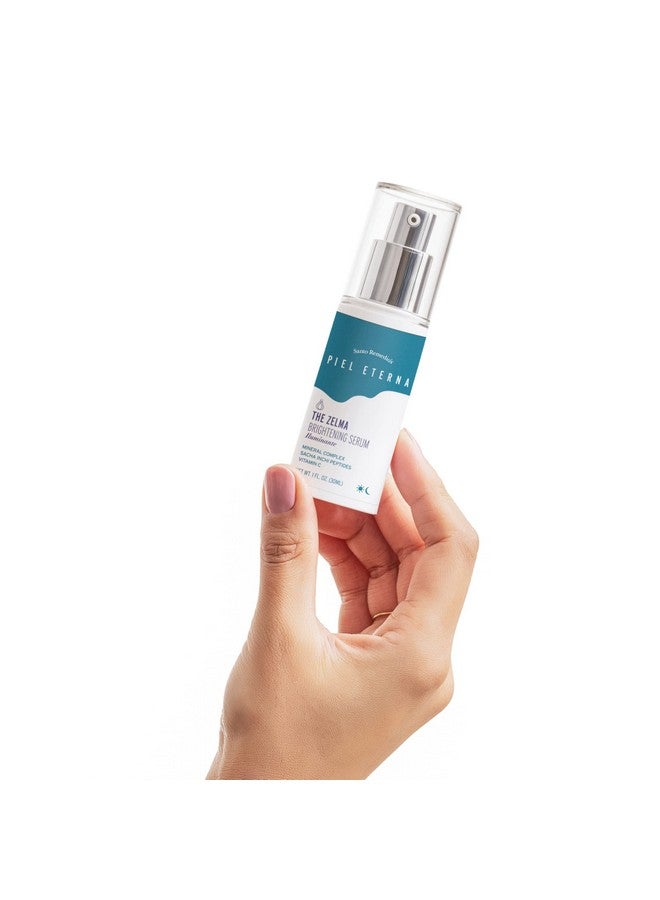 Santo Remedio, Piel Eterna, ZELMA Brightening Serum, Brightens and Improves Skin Tone, Contains Mineral Rescue Complex (Zinc, Selenium, Magnesium), For All Skin Types, 1 Fl. Oz. - Image 2