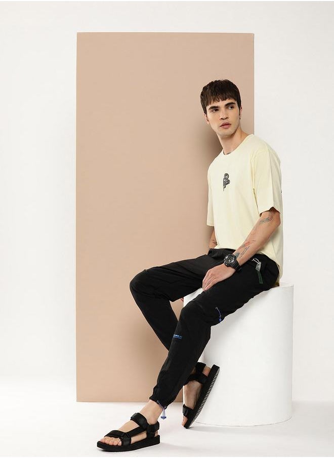 Difference of Opinion Oversized Drop-Shoulder Graphic Print T-Shirt by Styli  - Image 4