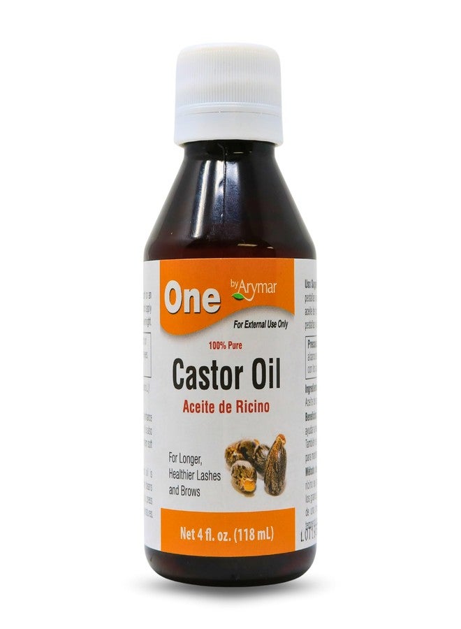 Arymar Castor Oil Aceite de Ricino Made in USA 100% Pure 4 fl oz 118 ml One (4 fl oz) - Image 1