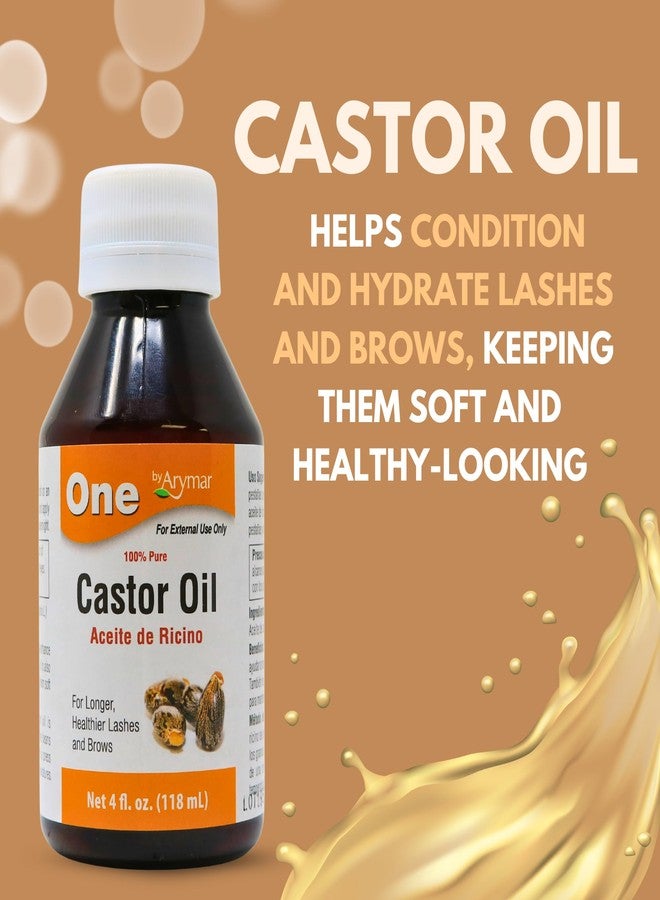 Arymar Castor Oil Aceite de Ricino Made in USA 100% Pure 4 fl oz 118 ml One (4 fl oz) - Image 3