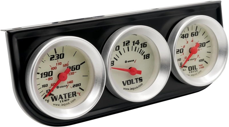 Equus 8100 1-1/2" Volt Triple Gauge Kit - Image 2