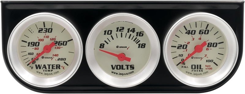 Equus 8100 1-1/2" Volt Triple Gauge Kit - Image 4