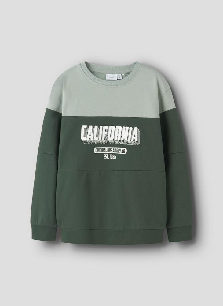 NAME IT Youth Graphic Crew Neck Sweatshirt - Image 1