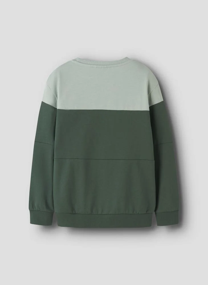 NAME IT Youth Graphic Crew Neck Sweatshirt