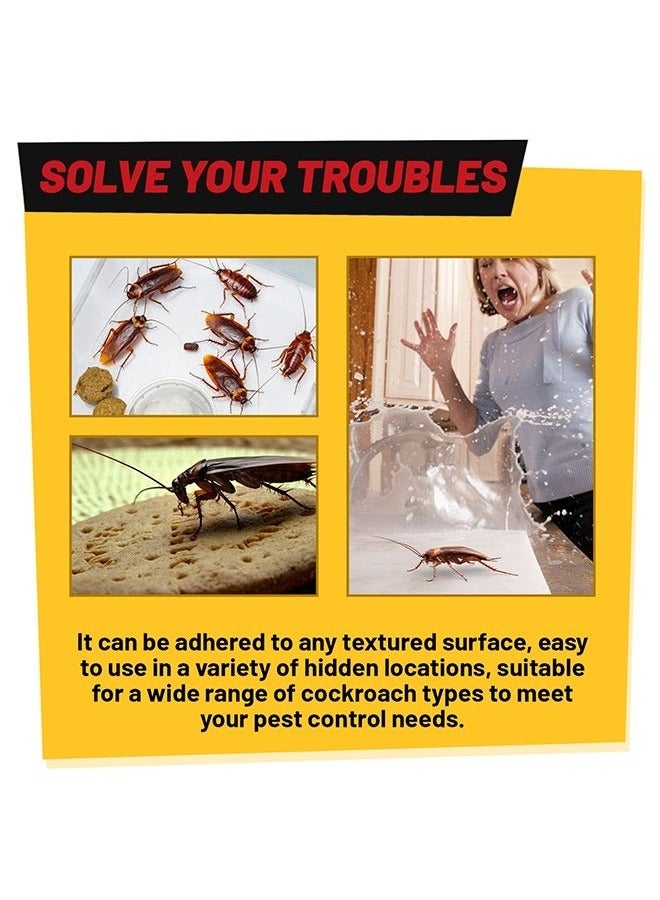 Jaysuing 2PACK Roach Maxtrap Cockroach Gel, Natural Repellent for Cockroaches, Strong Cockroach Eliminator, Kitchen Household Cockroach Trap, for Indoor and Outdoor Use, Ready To Use Bait, 10g - Image 3