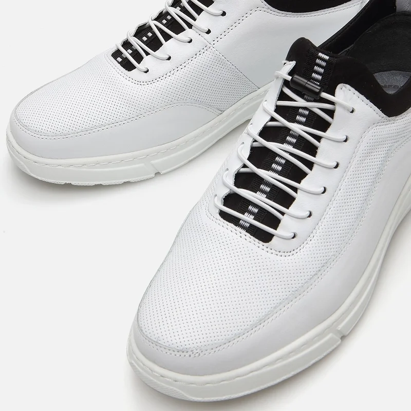Hotiç 02AYH286730A900 GENUINE Leather White Men's Sports Shoes